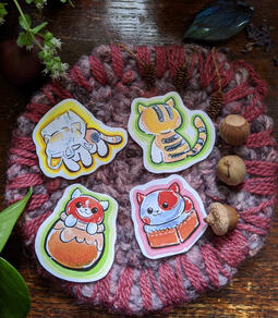 Neko Atsume Inspired Stickers Neko Atsume Inspired Stickers