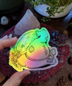 Witchy Hat Vinyl Sticker Witchy Hat Vinyl Sticker